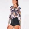 Shorty Ripcurl GBOMB BOYLEG Manches Longues - Black/Gold