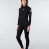 Combinaison Ripcurl Femme Freelite 4/3 Zip Dos - Black