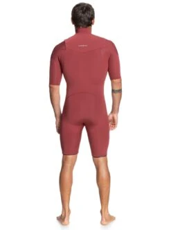 Shorty Quiksilver 2/2mm Everyday Sessions Chest Zip - OXBLOOD RED -Vêtements D'eau 22 SES SS SP CZ M 0 253518 1