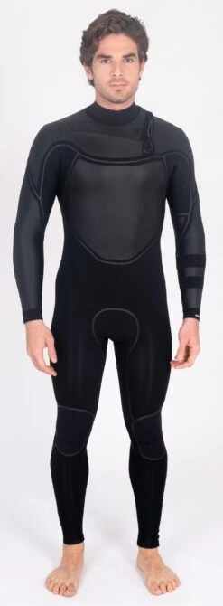 Combinaison Hurley ADVANTAGE MAX 4/3+ Chest Zip - Black