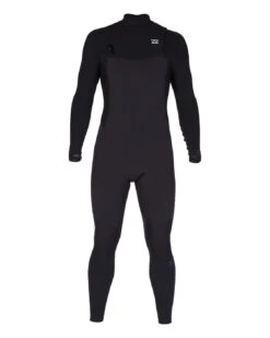 Combinaison De Surf Billabong 4/3mm Revolution Zip Poitrine - Black -Vêtements D'eau 403 REVOLUTION CZ FULL 0 271209