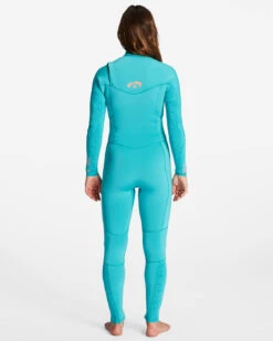 Combinaison De Surf Zip Poitrine Billabong 4/3mm Synergy - TURQ NOMAD -Vêtements D'eau 403 SYNERGY CZ FULL 0 271196 2