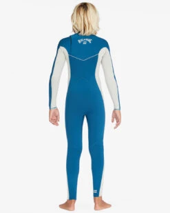 Combinaison De Surf Billabong 5/4mm Absolute Zip Poitrine Pour Garçon - LAGOON -Vêtements D'eau 504 BOYS ABSOLUTE CZ FULL 0 244575 1