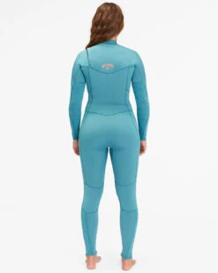 Combinaison De Surf Billabong 5/4mm Synergy Zip Poitrine Pour Femme - MARINE -Vêtements D'eau 504 SYNERGY CZ FULL 0 244580 1