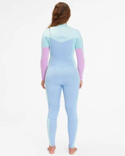 Combinaison De Surf Billabong 5/4mm Synergy Zip Poitrine Pour Femme - ICEBERG -Vêtements D'eau 504 SYNERGY CZ FULL 0 244581 1