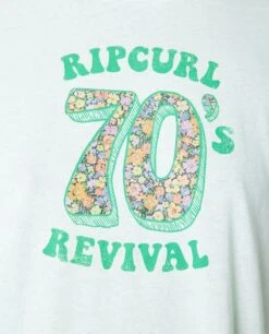 T-shirt à Manches Courtes Ripcurl Afterglow - Mint -Vêtements D'eau AFTERGLOW TEE 0 258722 1 1
