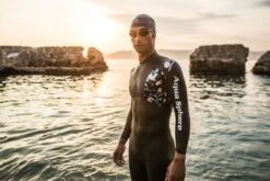 Combinaison De Natation Aquasphere AQUASKIN FULL SUIT V3 - Black/Turquoise -Vêtements D'eau AQUASKIN FULL SUIT V3 M BLACK 0 238194 2