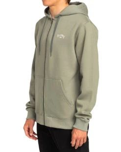 Sweat à Capuche Zippé Billabong Arch - SAGE -Vêtements D'eau ARCH ZH 0 268894