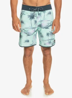 Boardshort Quiksilver SURFSILK SCALLOP 18 - Beach Glass
