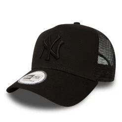 CASQUETTE NEW ERA TRUCKER NEW YORK YANKEES CLEAN A-FRAME NOIR - Black