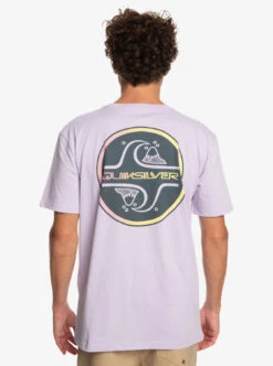 T-shirt Pour Homme Quiksilver Core Bubble - Pastel Lilac -Vêtements D'eau CORE BUBBLE SS 0 271179 1