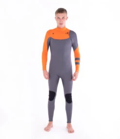 Combinaison Hurley ADVANTAGE 4/3 Chest Zip - Red/Orange