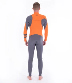 Combinaison Hurley ADVANTAGE 4/3 Chest Zip - Red/Orange -Vêtements D'eau CV1718 358 01 scaled