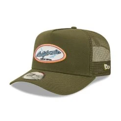 Casquette New Era A-Frame Trucker California State Patch - Vert