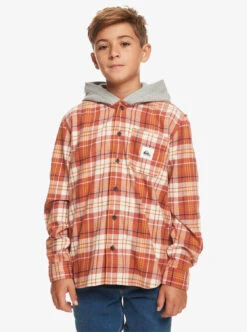 Chemise Quiksilver Halidon - Baked Clay Halidaon Youth 233