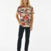 Ripcurl Chemise Manche Courtes Rip Curl Barrel Killa Short Sleeve Shirt - Bone
