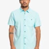 Chemise Manches Courtes Pour Homme Quiksilver Bolam - Celestial Blue