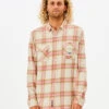 Ripcurl Chemise Manches Longues Rip Curl Salt Water Culture Flannel - Bone