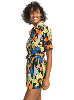 Combishort ROXY REAL YESTERDAY - Anthracite Flower Jammin -Vêtements D'eau Combishort ROXY REAL YESTERDAY 0 270256 2