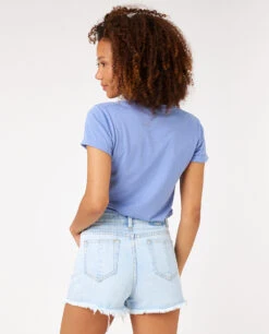 T-shirt à Manches Courtes Col V Ripcurl Daybreak - Blue 5 T-shirt à Manches Courtes Col V Ripcurl Daybreak - Blue -Vêtements D'eau DAYBREAK V TEE 0 269699 1