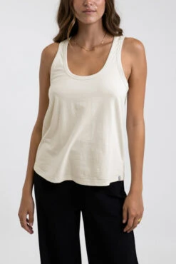 Débardeur Rhythm Classique à Encolure Dégagée - White 4 Débardeur Rhythm Classique à Encolure Dégagée - White -Vêtements D'eau Debardeur Rhythm classique a encolure degagee White 0 24 1