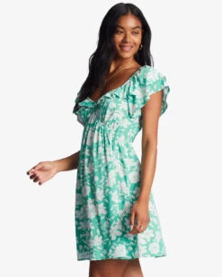 Robe Courte Pour Femme Billabong Enchant Me - SWEET GRASS -Vêtements D'eau ENCHANT ME 0 268946 1
