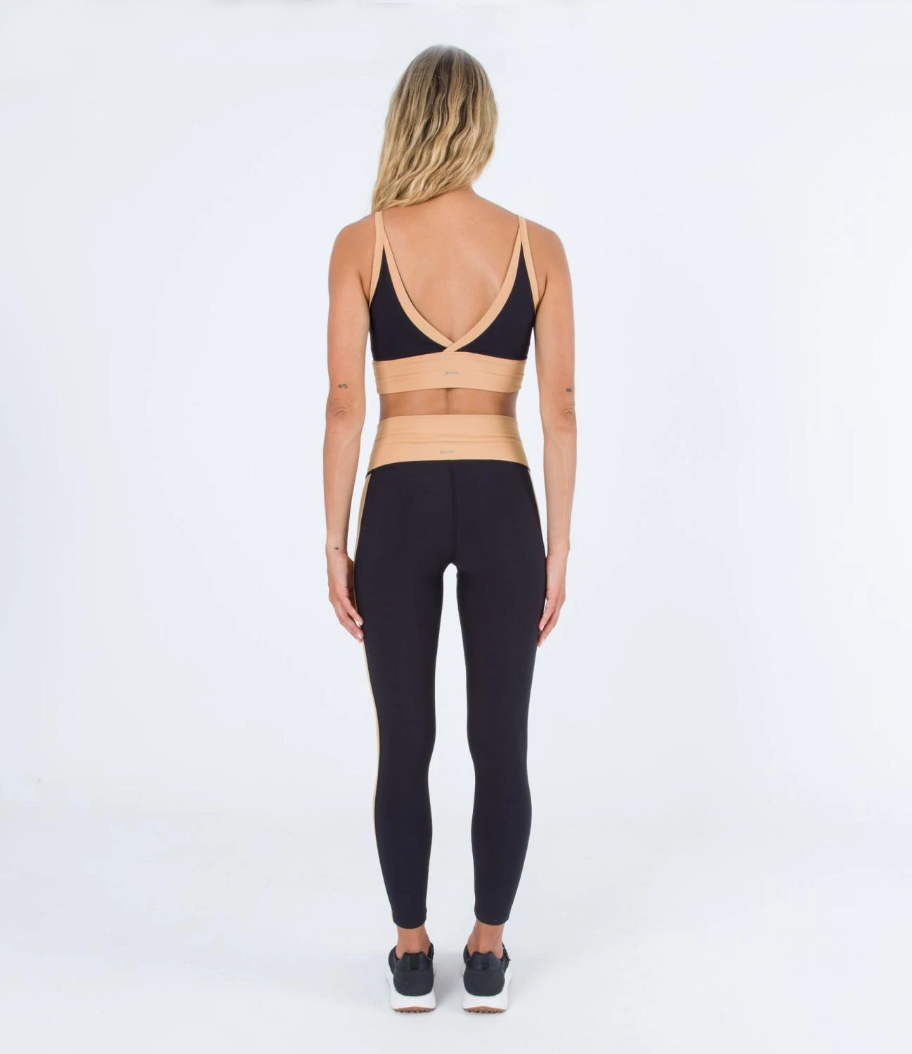 Legging Hurley H2O Dri V-shaped Colorblock - Caviar 3 Legging Hurley H2O Dri V-shaped Colorblock - Caviar – Image 3