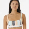 Ripcurl Haut De Bikini Rip Curl Crop Top Ripple Effect - Black