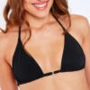 Haut De Maillot De Bain Banana Moon Triangle Rico Lightglitt - Noir