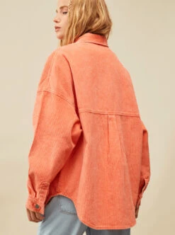 Chemise Manches Longues En Velours Côtelé Roxy KICK BACK WASHED CORD - Tigerlily -Vêtements D'eau KICK BACK WASHED CORD 0 279083 1