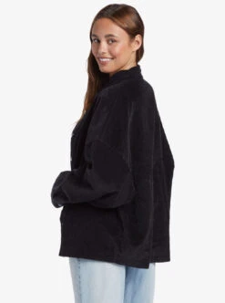 Chemise Manches Longues En Velours Côtelé Roxy KICK BACK WASHED CORD - Anthracite -Vêtements D'eau KICK BACK WASHED CORD 0 279084 1