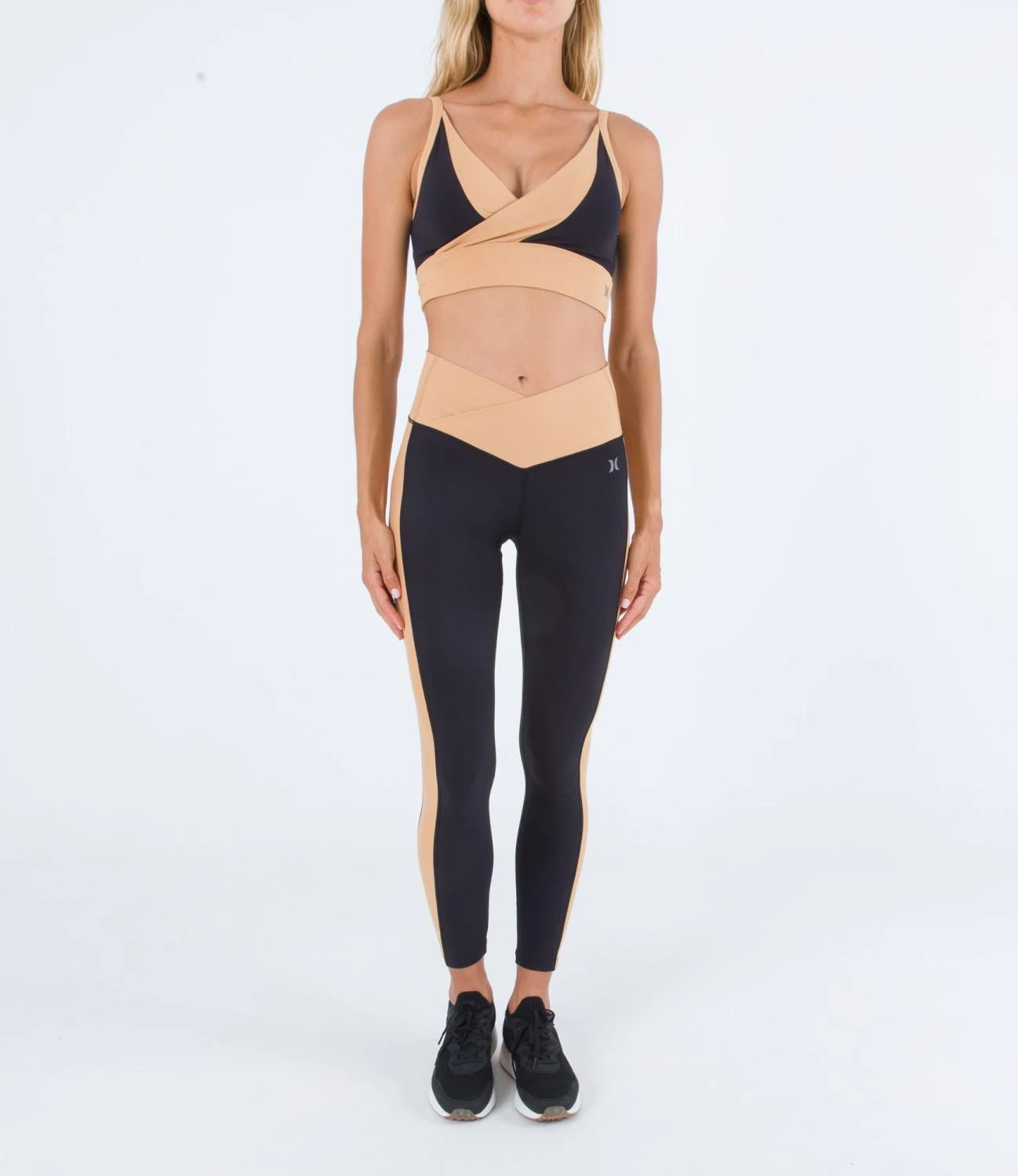 Legging Hurley H2O Dri V-shaped Colorblock - Caviar 1 Legging Hurley H2O Dri V-shaped Colorblock - Caviar