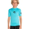 Lycra Ripcurl Corpo UPF 50 Manches Courtes Junior - Blue