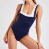 MAILLOT 1 PIÈCE Banana Moon KATE NAVY -Marine