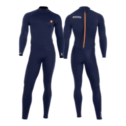 Combinaison Madness PIONEER 4/3 STEAMER Back Zip - NAVY/ORANGE