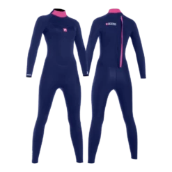 Madness Combinaison MDNS Pioneer Women 4/3 Back Zip - Marine/Rose