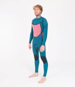 Combinaison Hurley ADVANTAGE PLUS 4/3 Chest Zip - Jet Black -Vêtements D'eau MFS0002302 V18 03