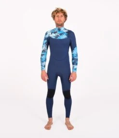 Combinaison Hurley ADVANTAGE PLUS Printed 3/2 Chest Zip - Printed