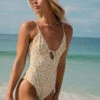 Maillot De Bain Une Pièce Billabong Aint She Sweet Tanlines - SALT CRYSTAL