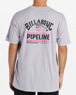 T-shirt Pour Homme Billabong Pipeline - Grey Violet -Vêtements D'eau PIPELINE SS 0 271407 1