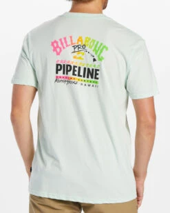T-shirt Pour Homme Billabong Pipeline - Seaglass -Vêtements D'eau PIPELINE SS 0 271408 1