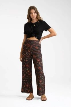 Pantalon Rhythm TOLUCA PANT - BLACK