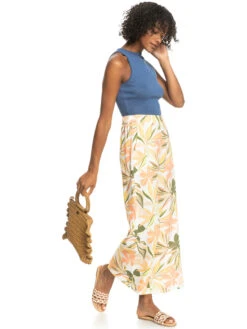 Pantalon Léger Pour Femme Roxy Midnight Avenue - Snow White