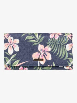Portefeuille Roxy HAZY DAZE 3 Poches - Mood Indigo Tropical Depht