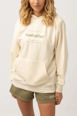 Pull à Capuche Rhythm SUNBATHER - Vintage White