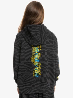 Sweat à Capuche Oversize Quiksilver Radical Times - Black Radical Times 231 -Vêtements D'eau RADICAL TIMES HOOD YOUTH 0 271887 1