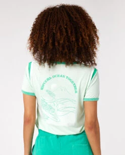 T-shirt à Manches Courtes Ripcurl Ringer - Mint -Vêtements D'eau RINGER TEE 0 271947 1
