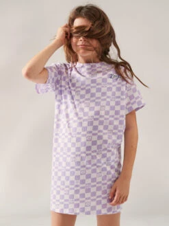 Robe Manches Courtes Roxy RIDE IN PARADISE - Purple Rose Flower Box