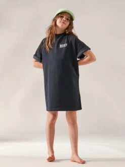 Robe Sweat Oversize Pour Fille Roxy You Rock My World - Anthracite