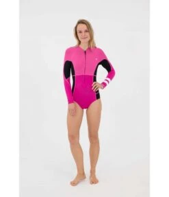 SHORTY FEMME HURLEY ADVANTAGE PLUS 2MM HYPER PINK